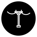 Utility pole icon