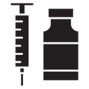 Vaccine vial icon