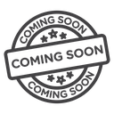 Vector red stamp coming soon 3 icon