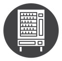 Vending machine Black Filled icon
