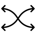 Versatile Crossing Arrows icon