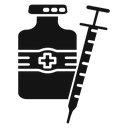 Vial medical icon