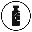 Vial medical icon