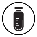 Vial medical icon