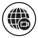 Video chat conference icon
