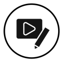 Video editing icon