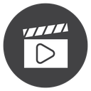 Video Black Filled icon