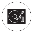 Vinyl player icon