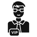 VIP person icon