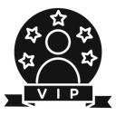 Vip person icon