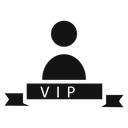 Vip person icon