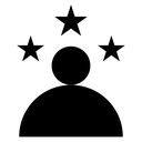 VIP person icon
