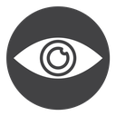 Visible Black Filled icon