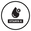 Vitamin K Black Filled icon