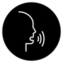 Voice recognition icon