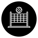Volleyball net icon