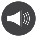 Volume Speaker Waves Black Filled icon