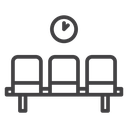 Waiting room icon