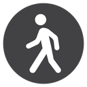Walking Person Stride icon