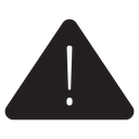 Warning triangle icon