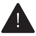 Warning triangle icon