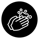 Wash hands icon