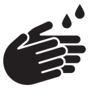 Wash hands icon