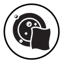 Washing dishes icon