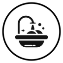 Washing plate icon