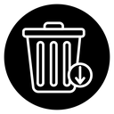 Waste reduction icon