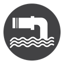 Waste water icon