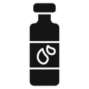Water bottel Black Filled icon