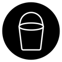 Water bucket icon