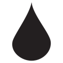 Water drop shape icon
