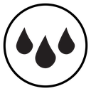 Water drops icon