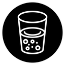 Water glass icon