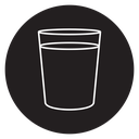 Water glass icon