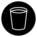 Water glass 2 icon