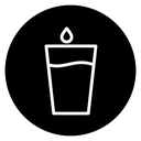 Water glass icon