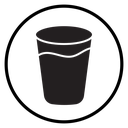 Water glass icon