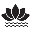 Water lily icon