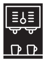 Water purifier outline vector icon