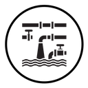 Water supply icon