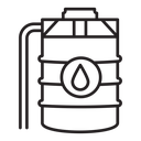 Water tank icon