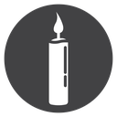 Wax Drip Candle icon