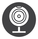 Webcam Black Filled icon