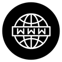 Website globe icon