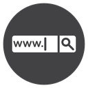 Website Search Bar icon