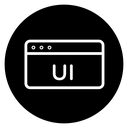 Website UI design icon