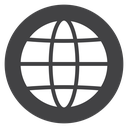 Website Black Filled icon